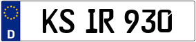 Truck License Plate
